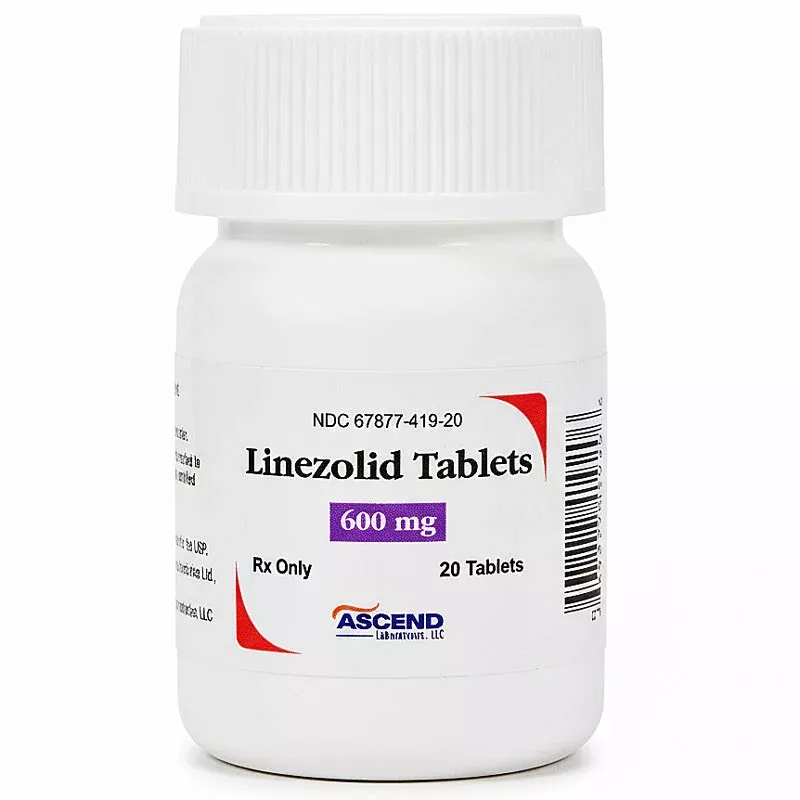 Linezolid Tablets 600 mg by Ascend Labs 100 Count (RX)