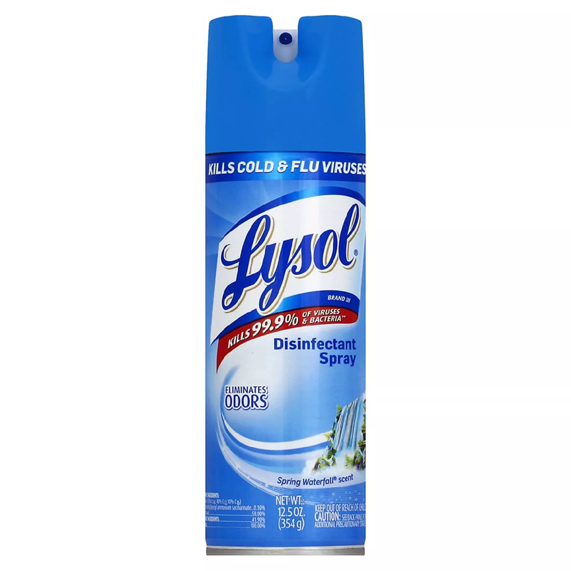 Lysol Disinfectant Spray Waterfall Scent, 12.5 oz., 1 Each