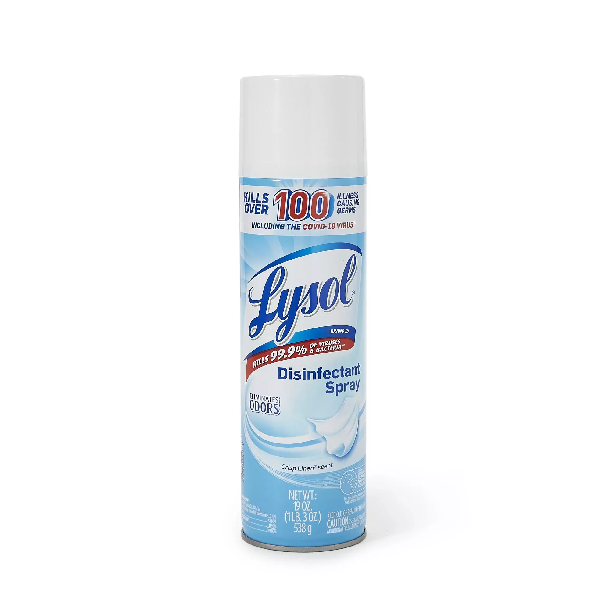 Lysol Surface Disinfectant Cleaner, 19 oz. Can, 1 Case of 12