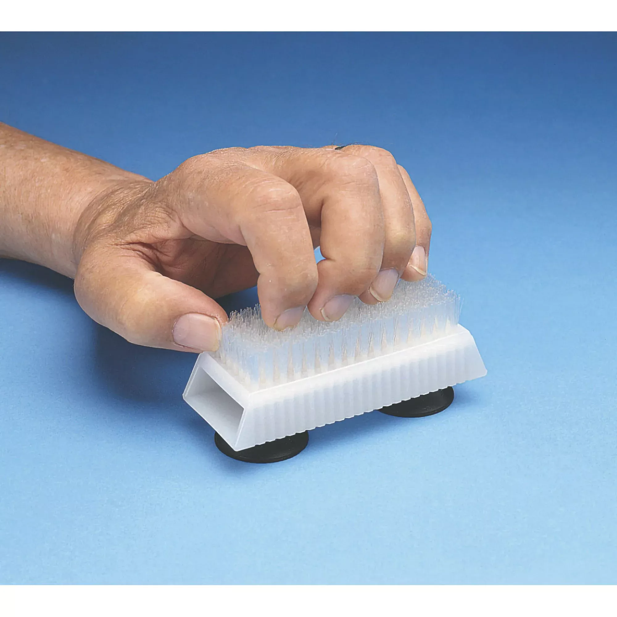 Maddak Nail Brush with Suction Cup Base, 1 Each