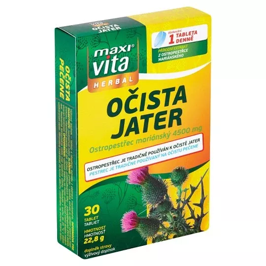 Maxivita liver cleansing tablets, 30 pcs