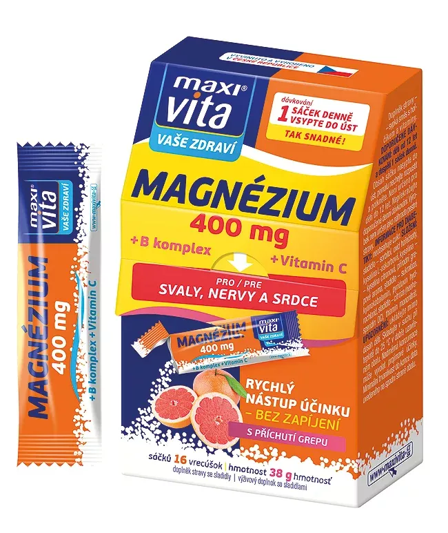 Maxivita Magnesium 400 mg, 16 sachets