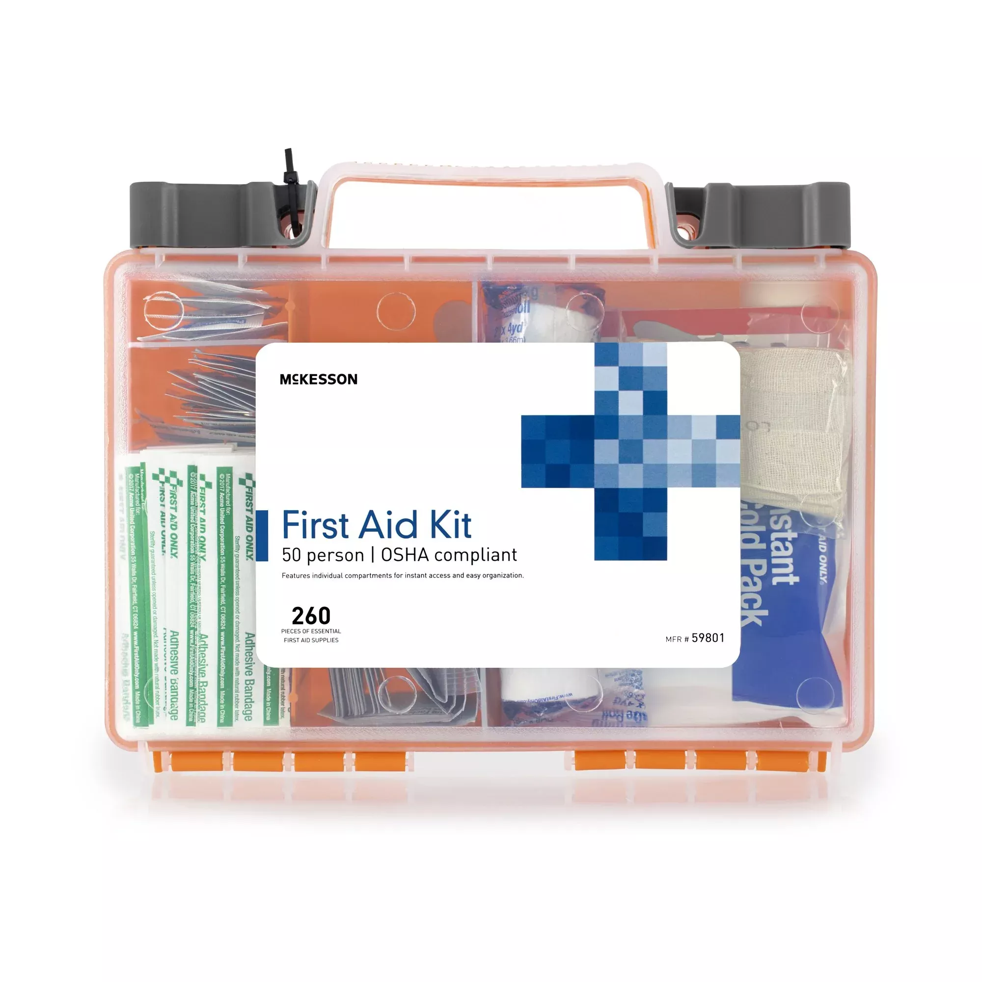 McKesson 50-Person First Aid Kit, 1 Case of 12