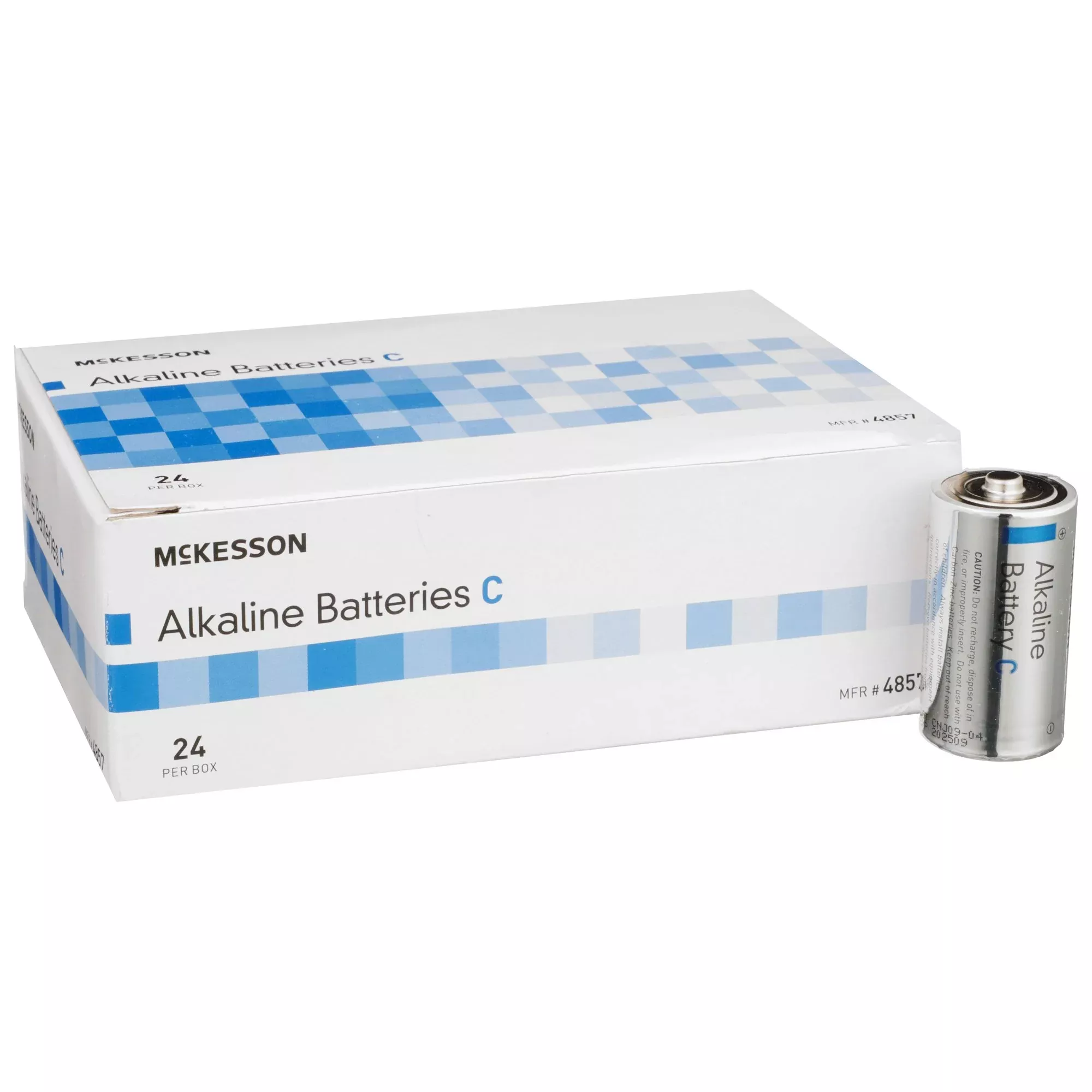 McKesson Alkaline Battery, C Cell, 1 Box of 24