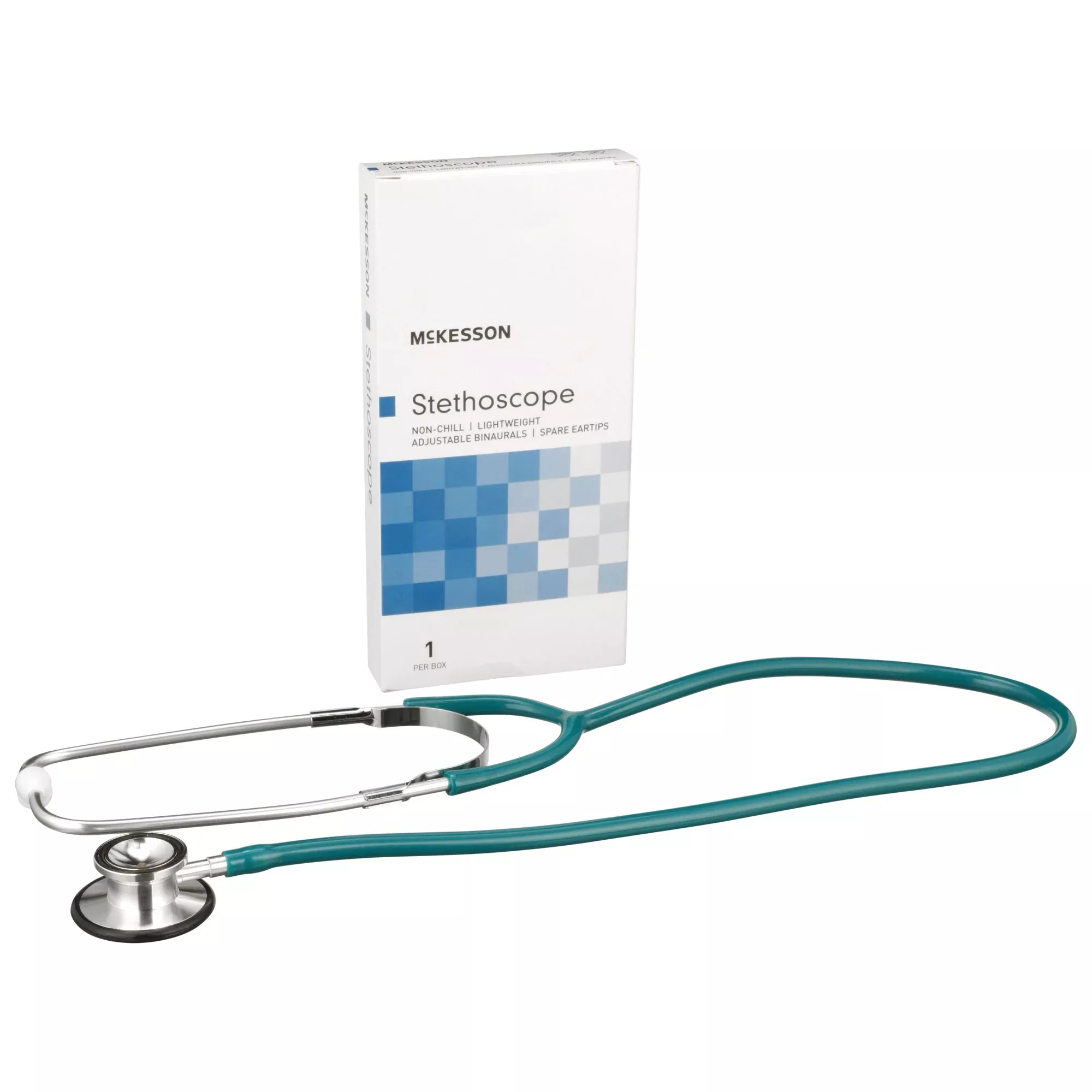 McKesson Classic Dual Head Stethoscope, Teal, 1 Each