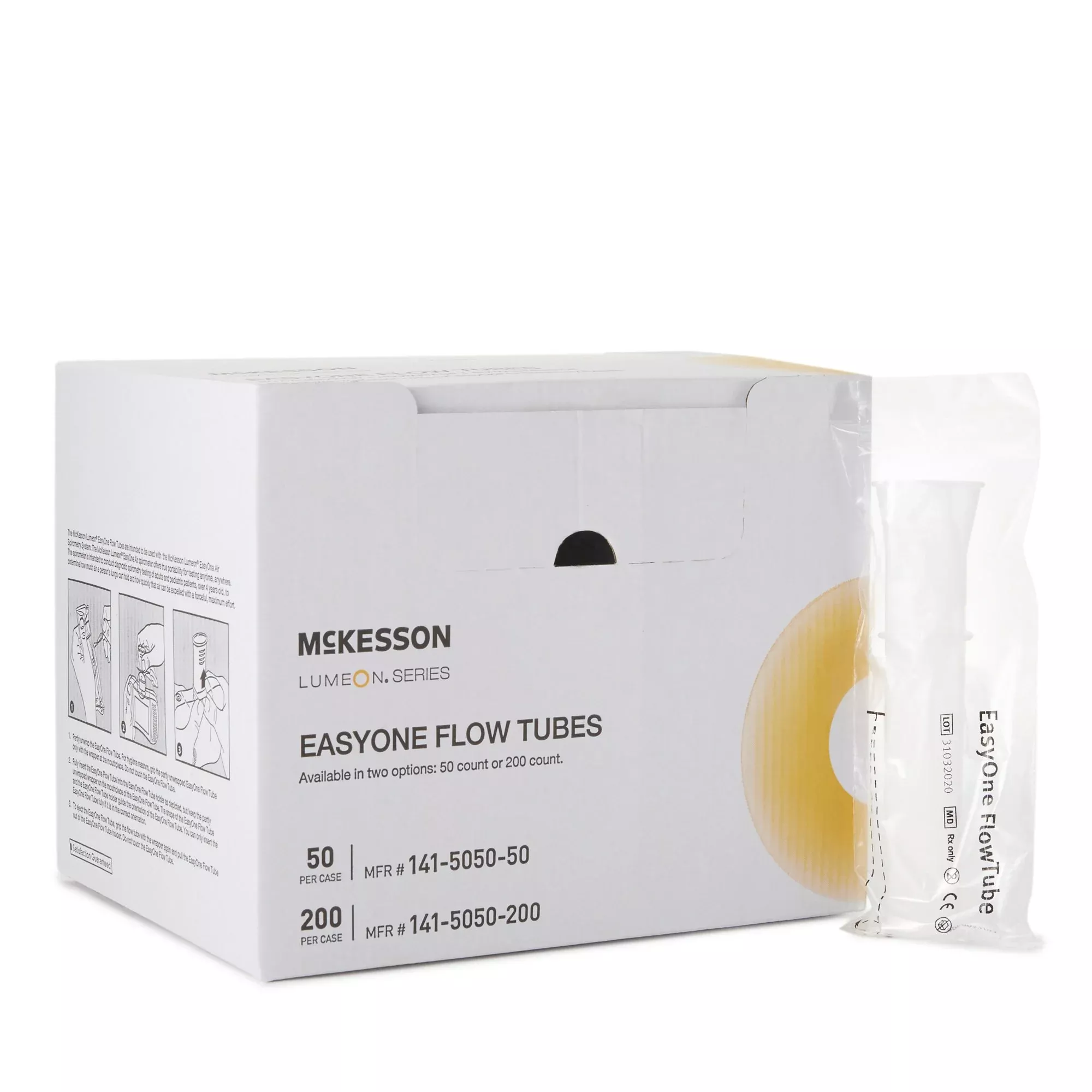 McKesson LUMEON™ Flow Tube Mouthpiece, 1 Case of 200