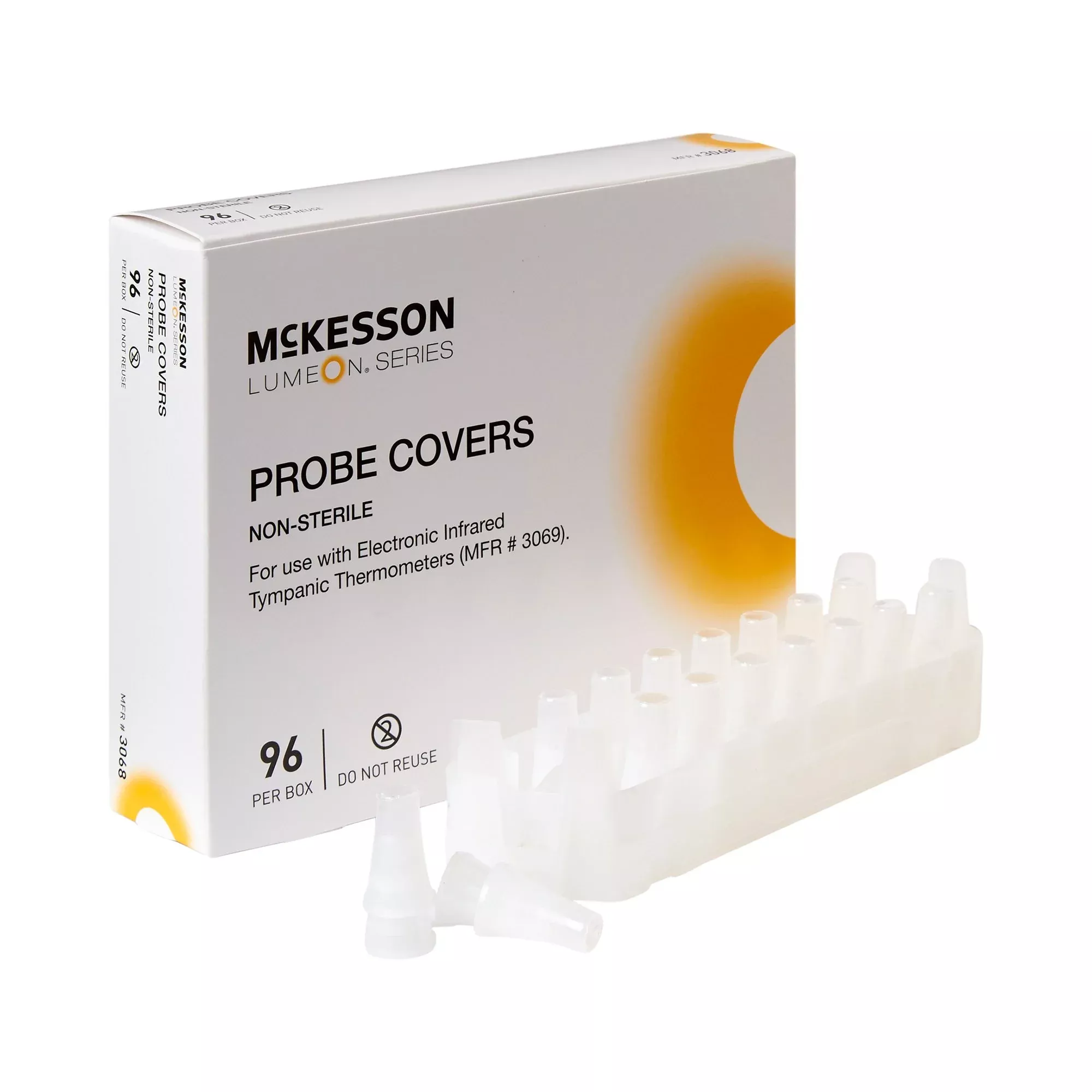 McKesson LUMEON™ Tympanic Thermometer Probe Cover, 1 Box of 96