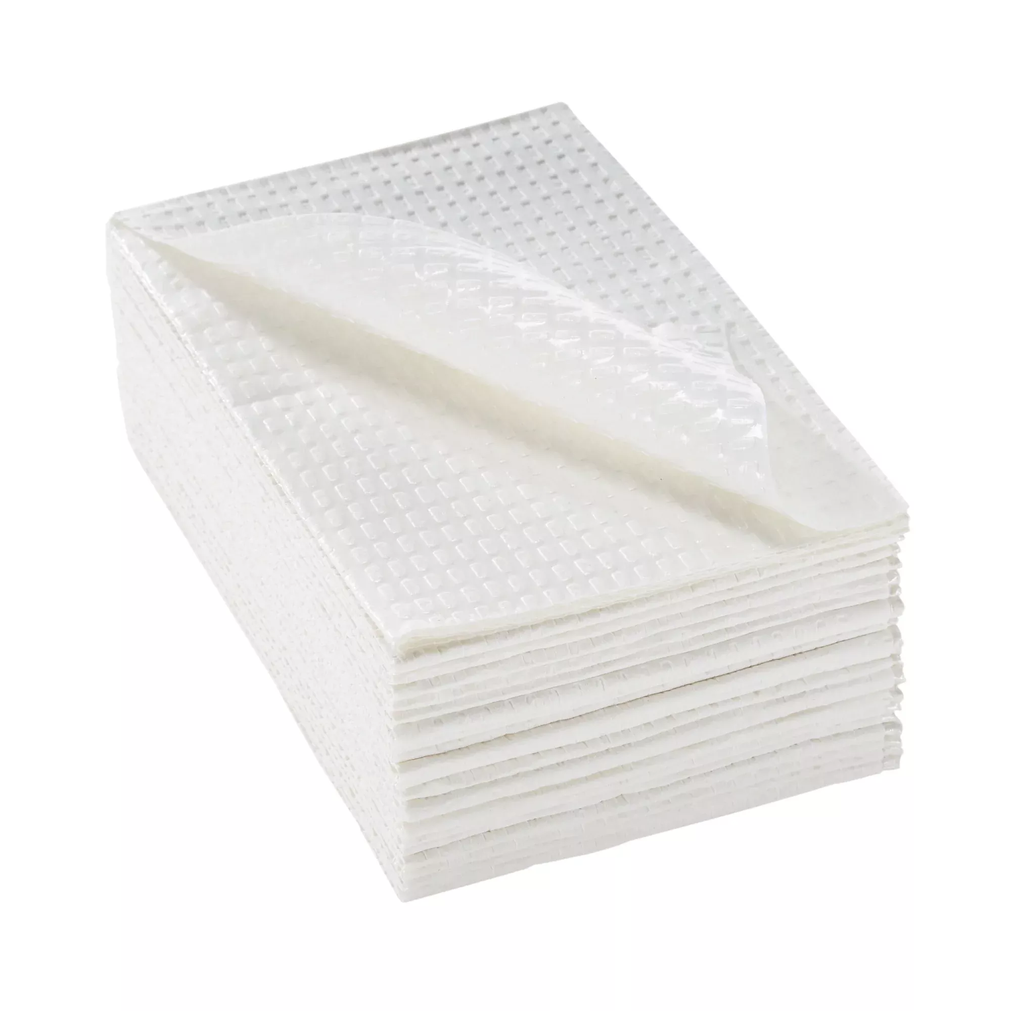 McKesson Procedure Towel, Disposable, White, Polybacking, 13 x 18 Inch, 1 Case of 500