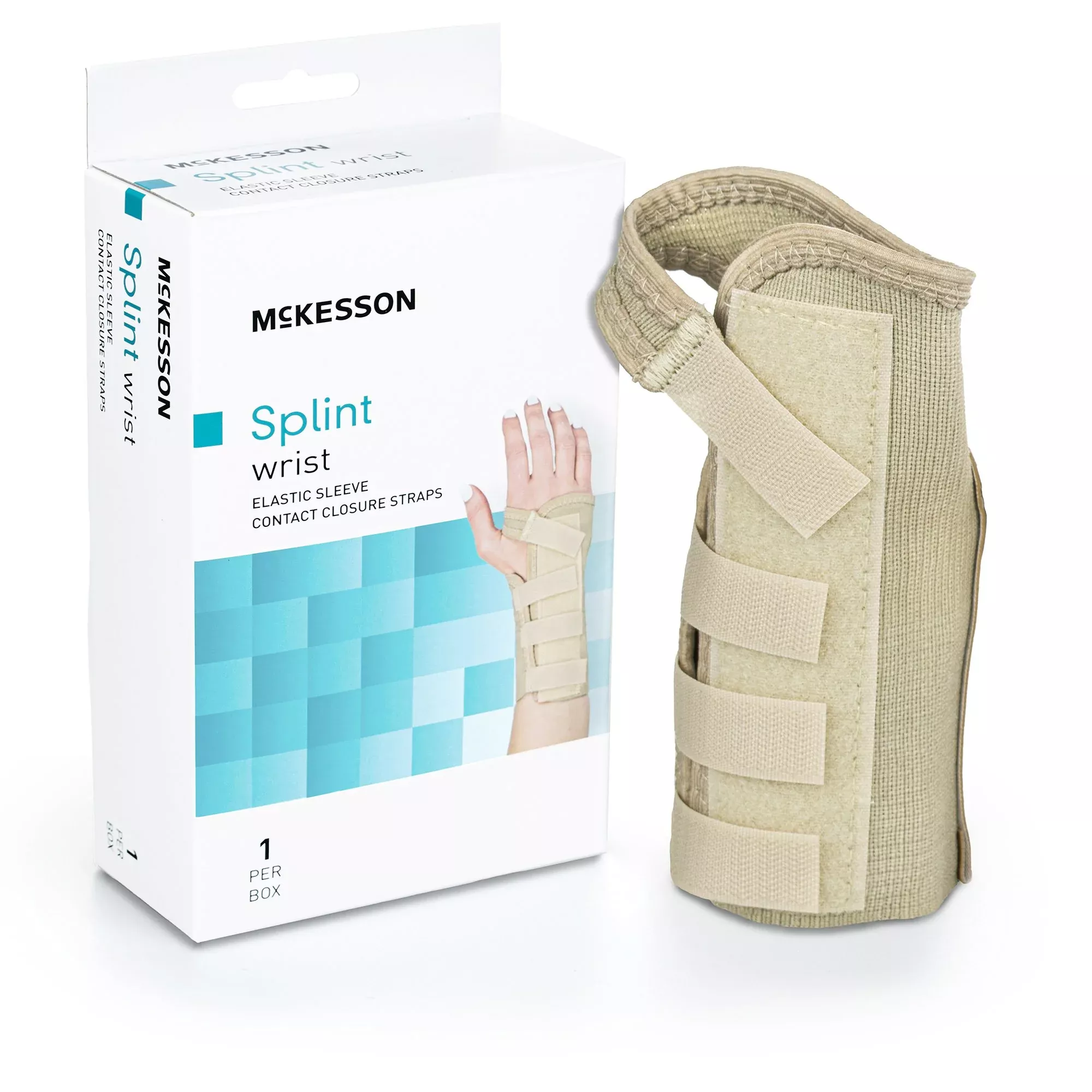 McKesson Right Wrist Splint, Large, 1 Each