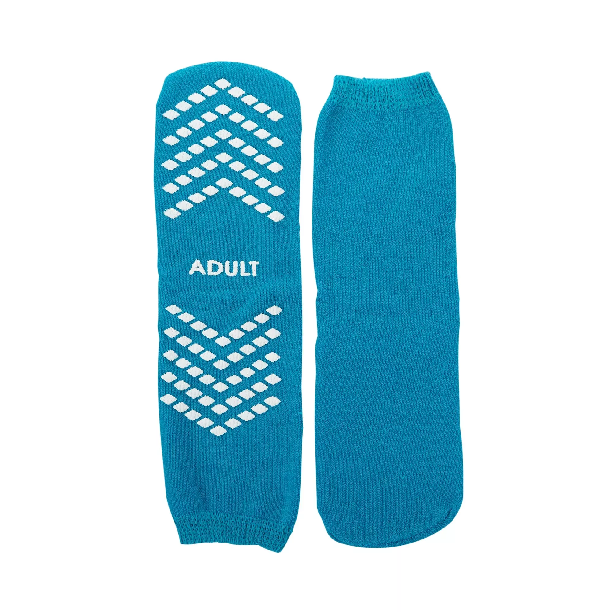 McKesson Slipper Socks, Large, Teal, 1 Case of 48