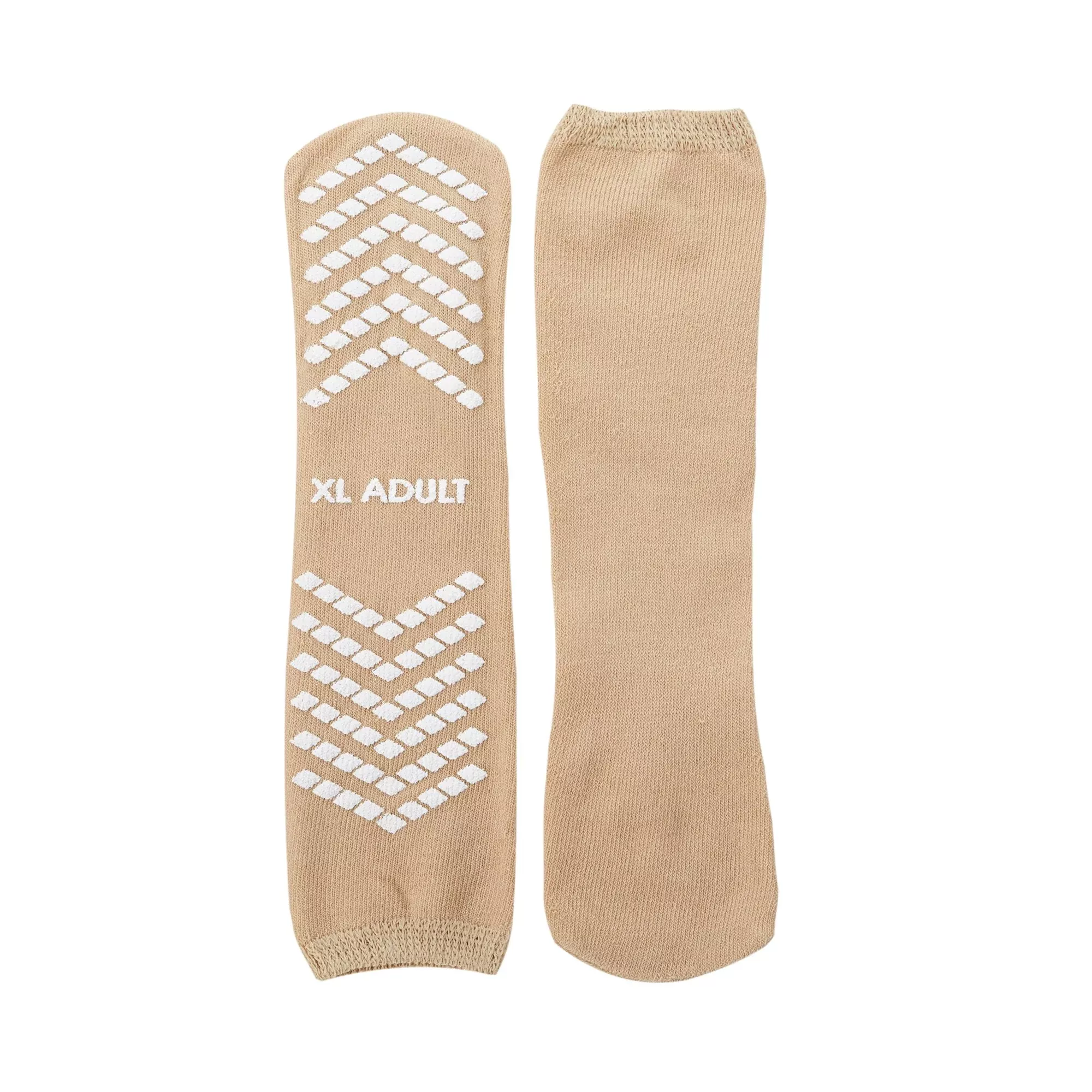 McKesson Slipper Socks, X-Large, Tan, 1 Case of 48