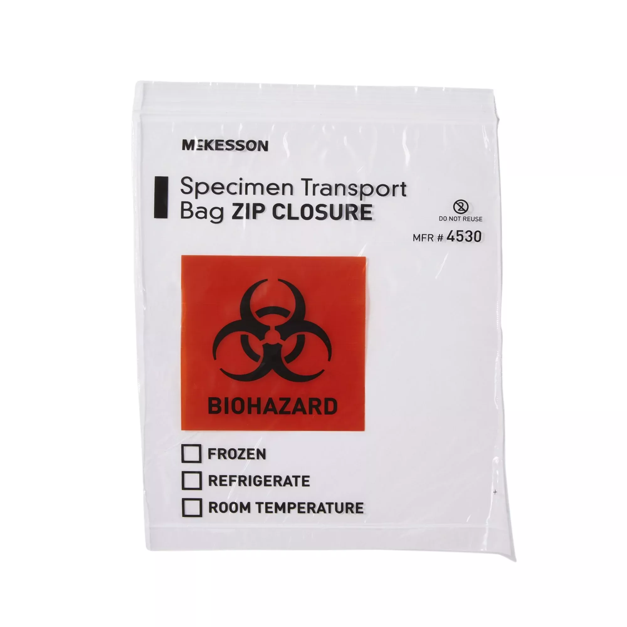 McKesson Specimen Transport Bag, 8 x 10 Inch, 1 Case of 1000