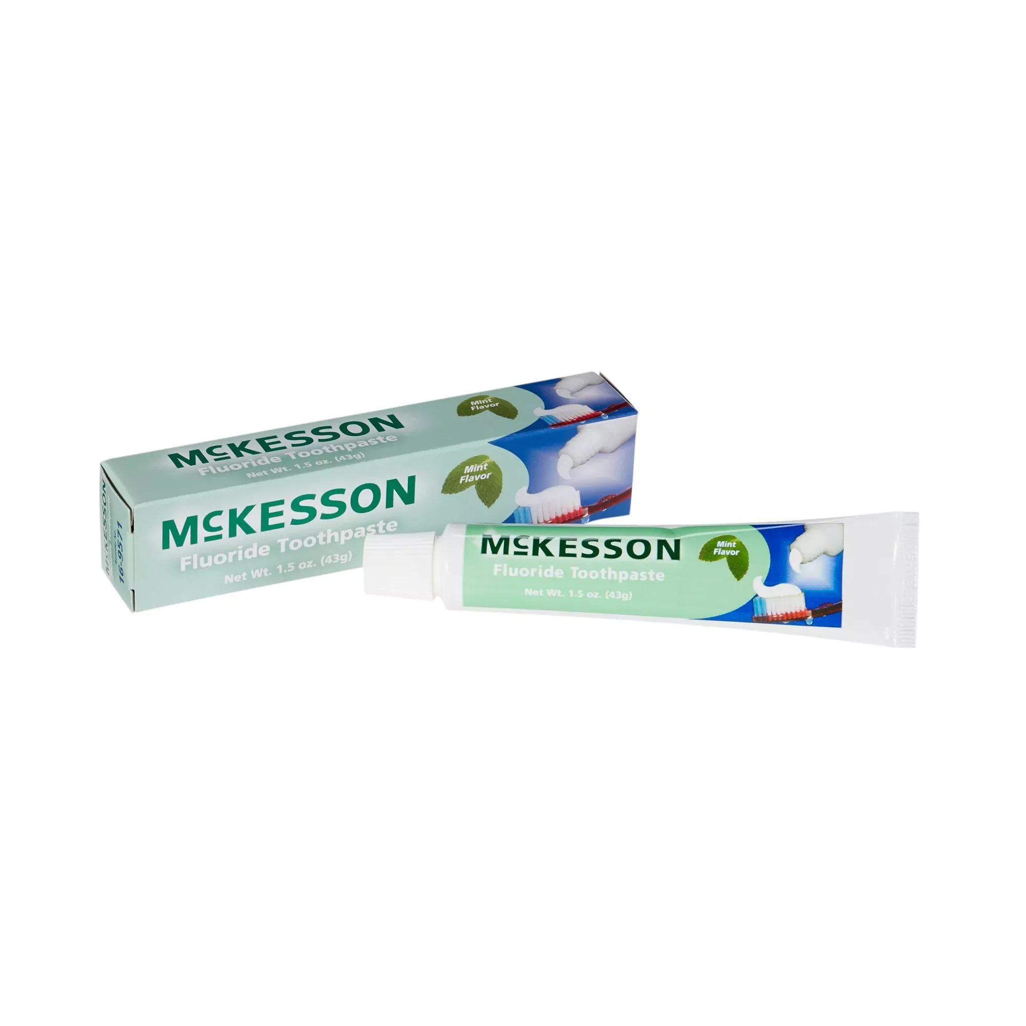 McKesson Toothpaste, Mint Flavor, Tube, 1.5 oz, 1 Case of 144