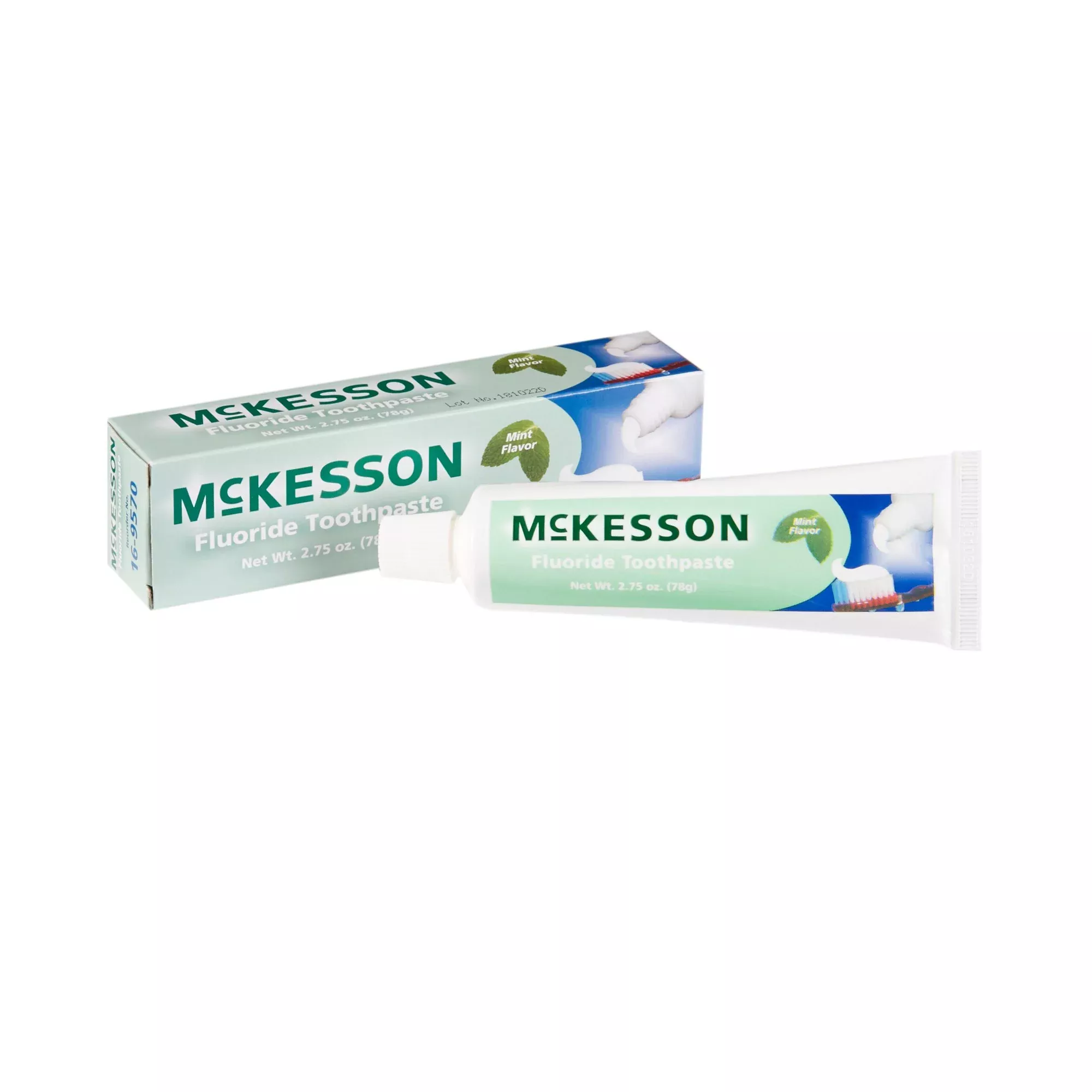McKesson Toothpaste, Mint Flavor, Tube, 2.75 oz, 1 Case of 144