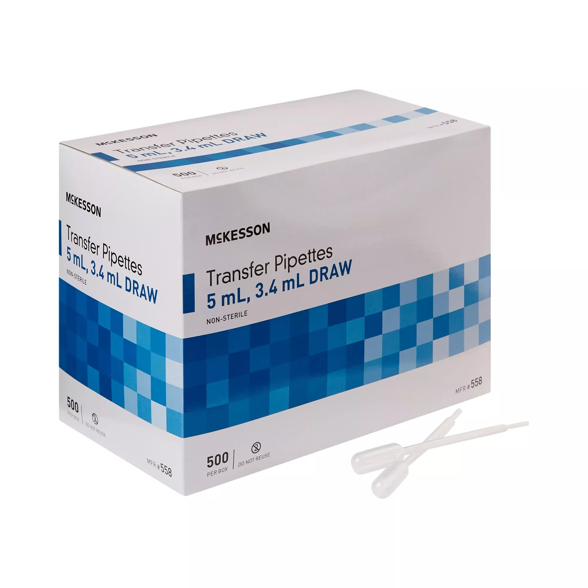 McKesson Transfer Pipette, 5 mL, 1 Box