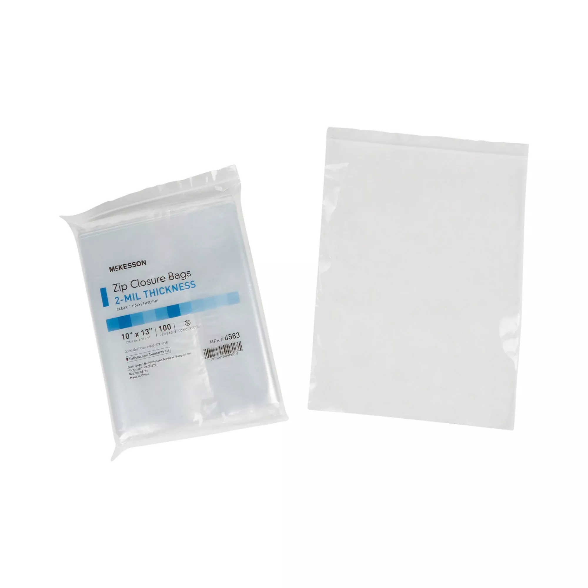 McKesson Zip Closure Bag, 10 X 13 Inches, 1 Box