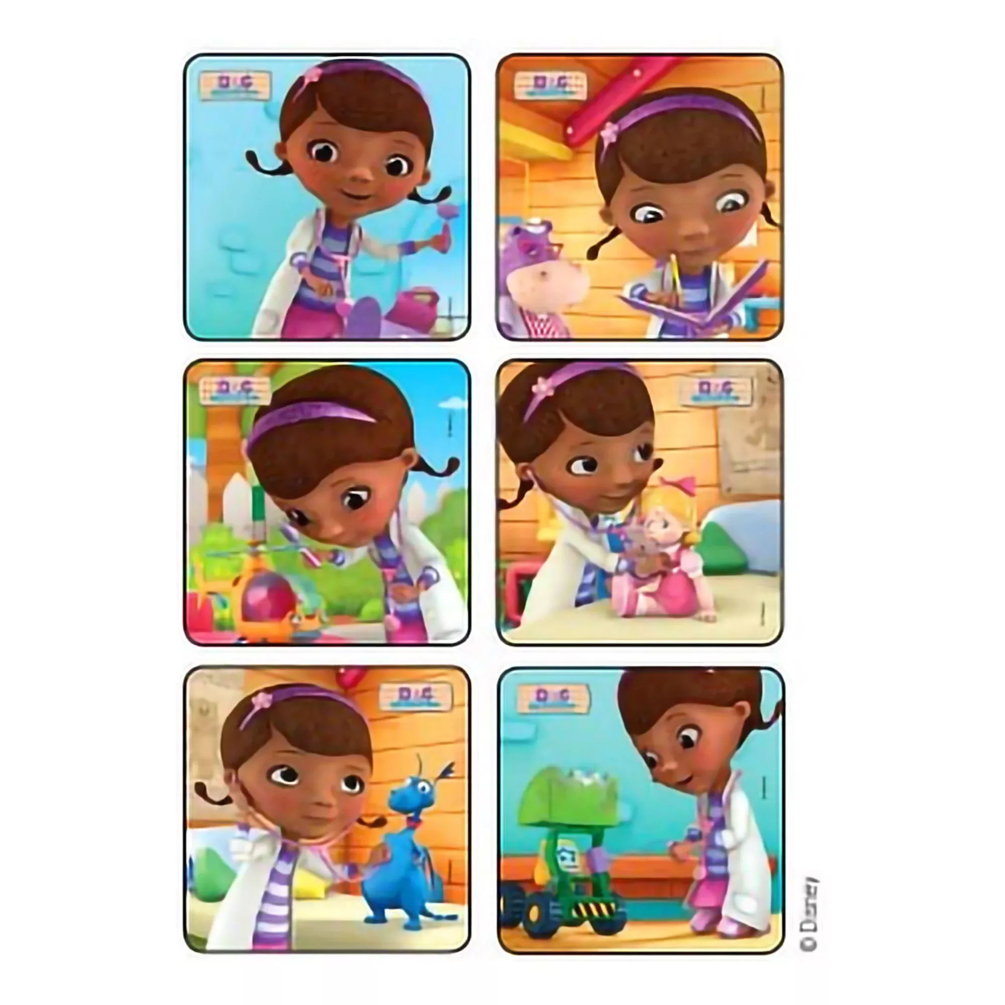 Medibadge Disney Doc McStuffins Stickers, 1 Roll