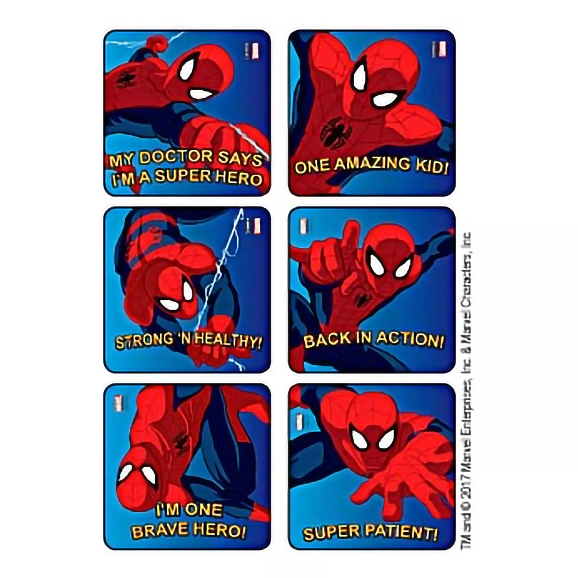 Medibadge KLS™ Spider-Man Strong n Healthy Stickers, 1 Roll