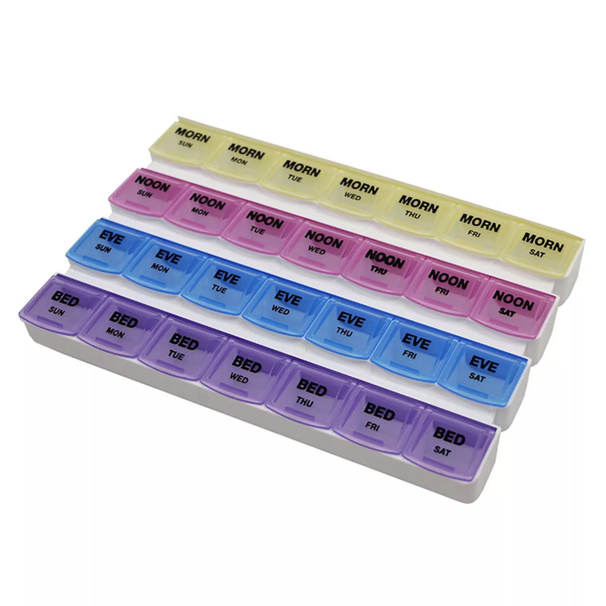 Mediplanner 7-Day, Four Times a Day Pill Organizer, 1 Each
