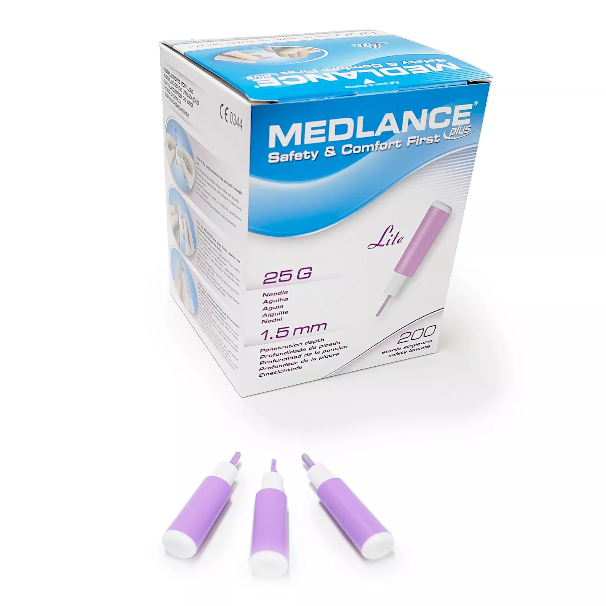 Medlance Plus Safety Lancet, 1 Case of 2000