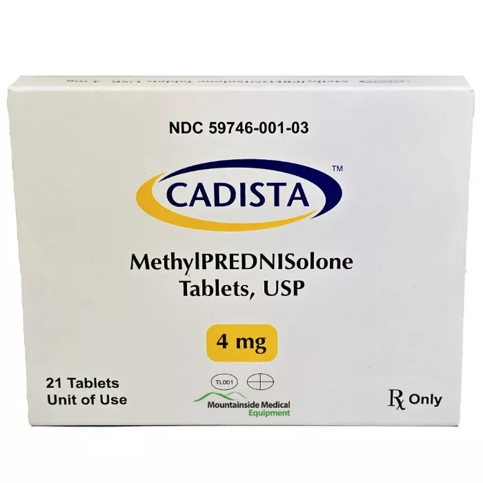Methylprednisolone Tablets 4 mg 21 Count (Rx)