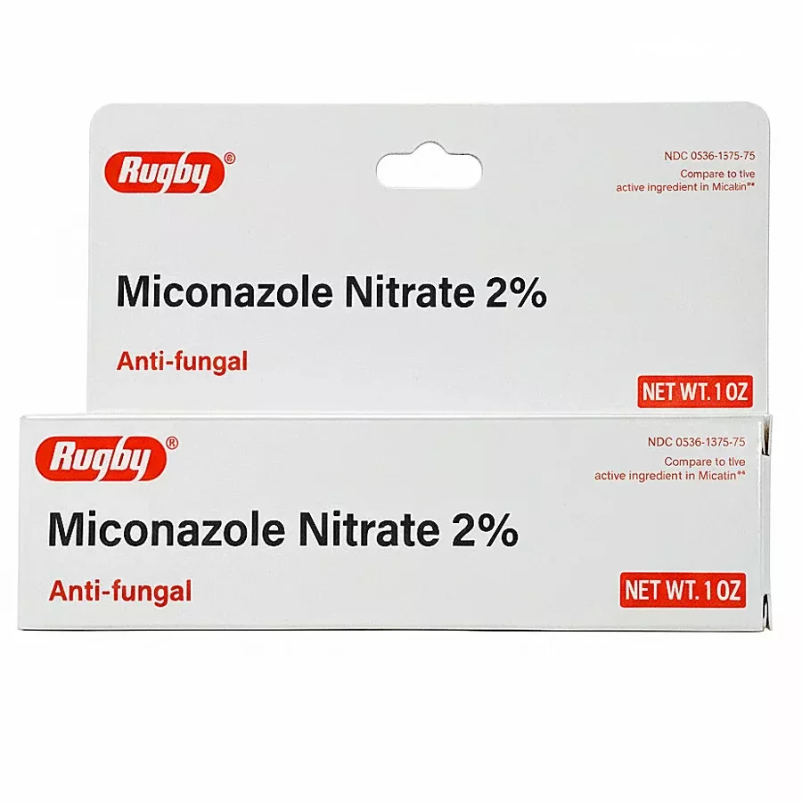 Miconazole Nitrate Cream 2% Topical Antifungal Cream 1 oz Tube