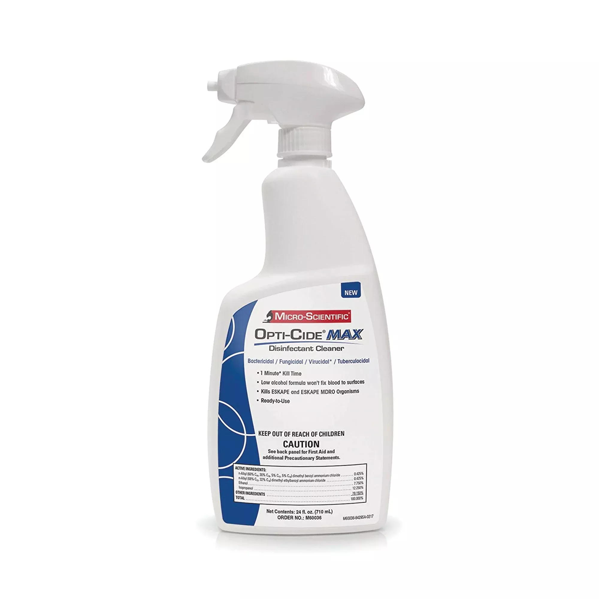 Micro Scientific Opti-Cide Max Alcohol Based Surface Disinfectant Cleaner, 1 Case of 12