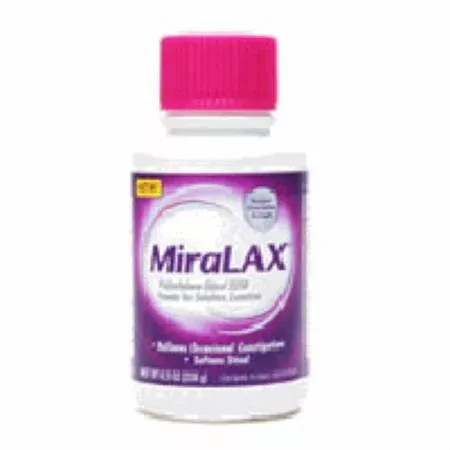 MiraLAX Polyethylene Glycol 3350 Laxative, 1 Each