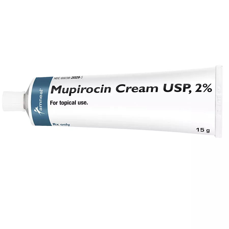 Mupirocin Cream 2% by Amneal 15 Gram Tube (RX)