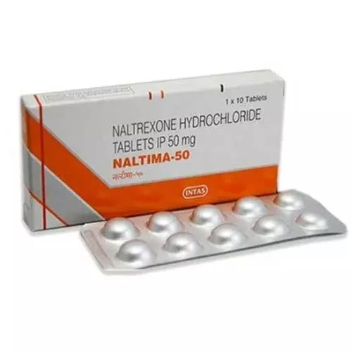 Naltrexone Hydrochloride 50 mg Tablets Blister Pack 10 each x 3 (30 Count) (RX)