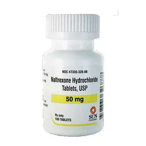 Naltrexone Hydrochloride Tablets 50 mg, 100 Count (RX)