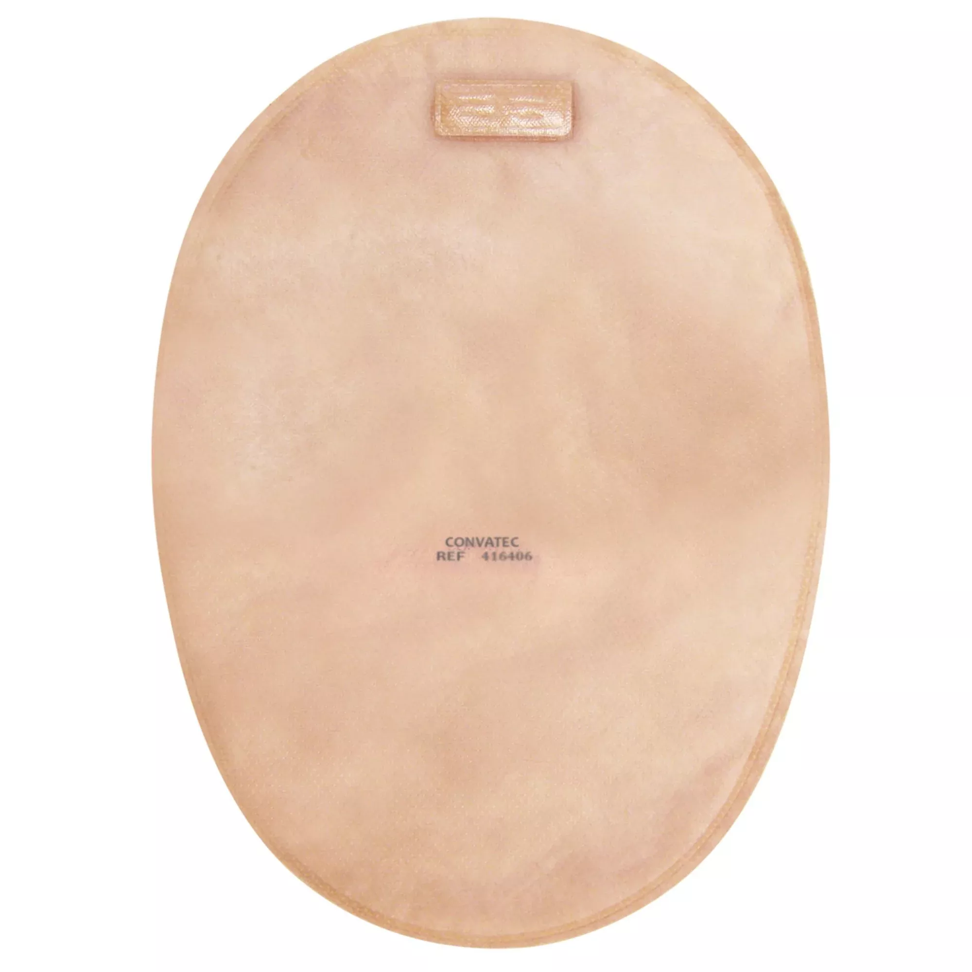 The Natura + Two-Piece Closed End Beige Filtered Ostomy Pouch, 8 Inch Length, 1¾ Inch Flange, 1 Box of 30