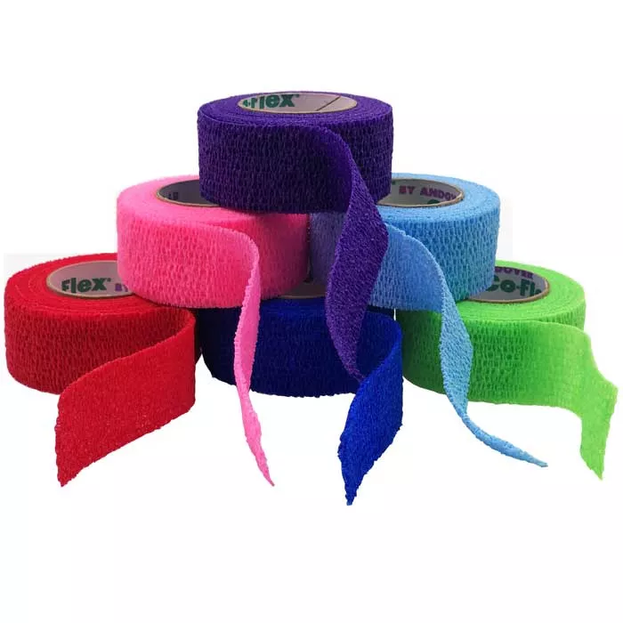 Neon Colored CoFlex NL Cohesive Bandage Wraps with Assorted Colors