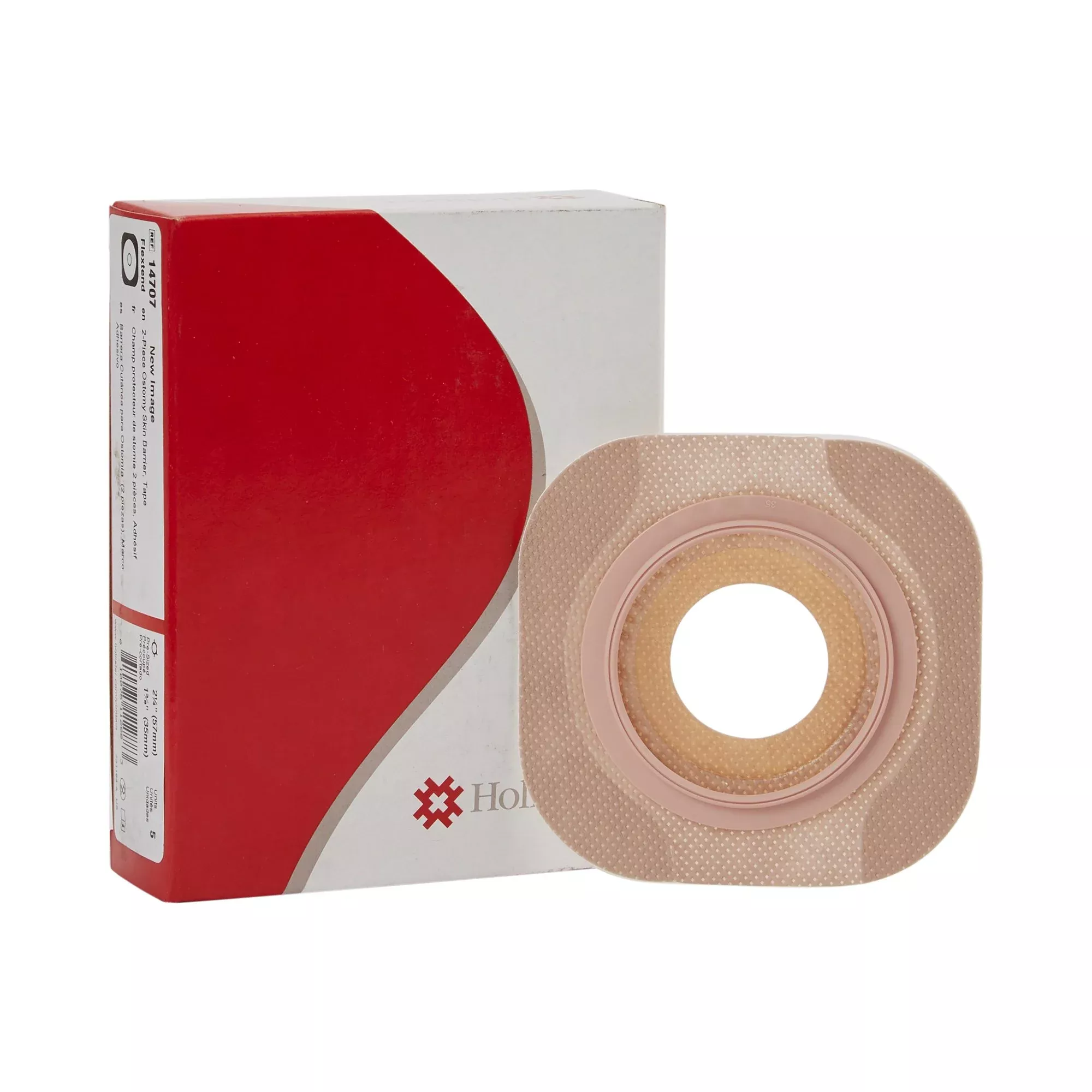 New Image™ Flextend™ Colostomy Barrier With 1 3/8 Inch Stoma Opening, 1 Box of 5