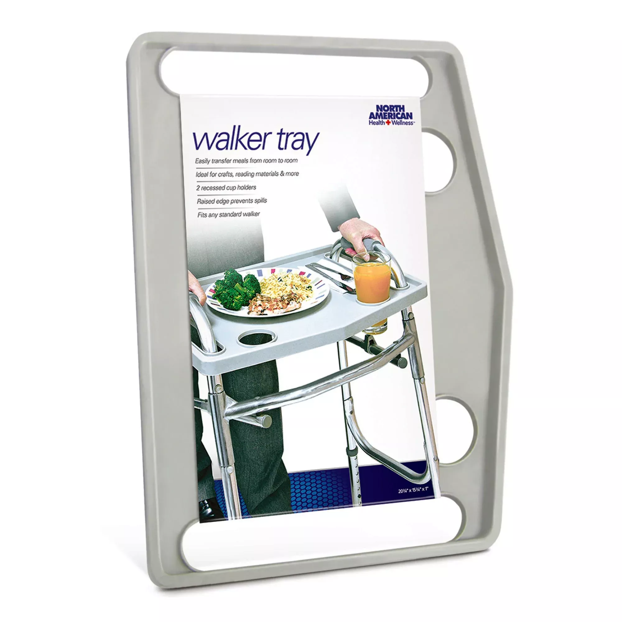 North American Health + Wellness Walker Tray, 1 Each