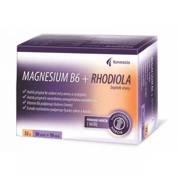Noventis Magnesium B6 + Rhodiola 30 + 10 tablets