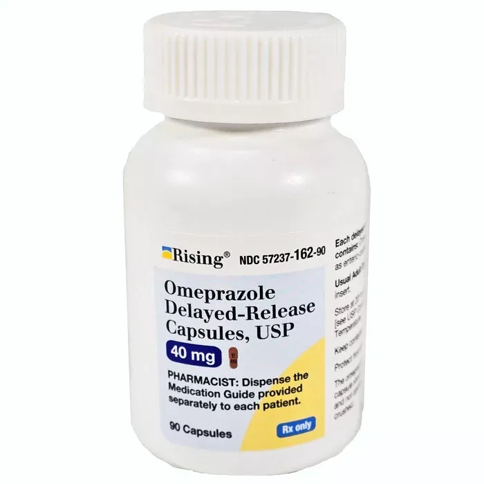 Omeprazole 40 mg Delayed-Release Capsules by Rising Pharma 90 Count (RX)