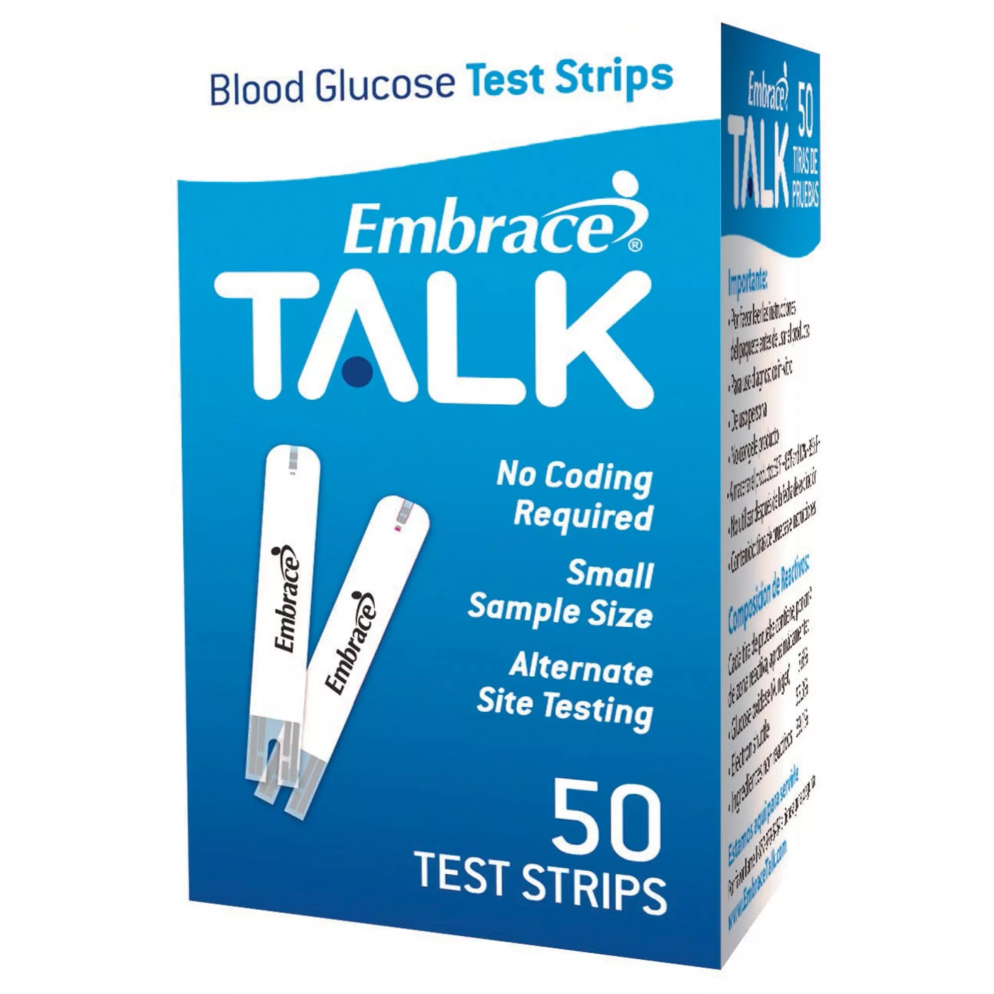 Omnis Health Embrace Blood Glucose Test Strips, 1 Box