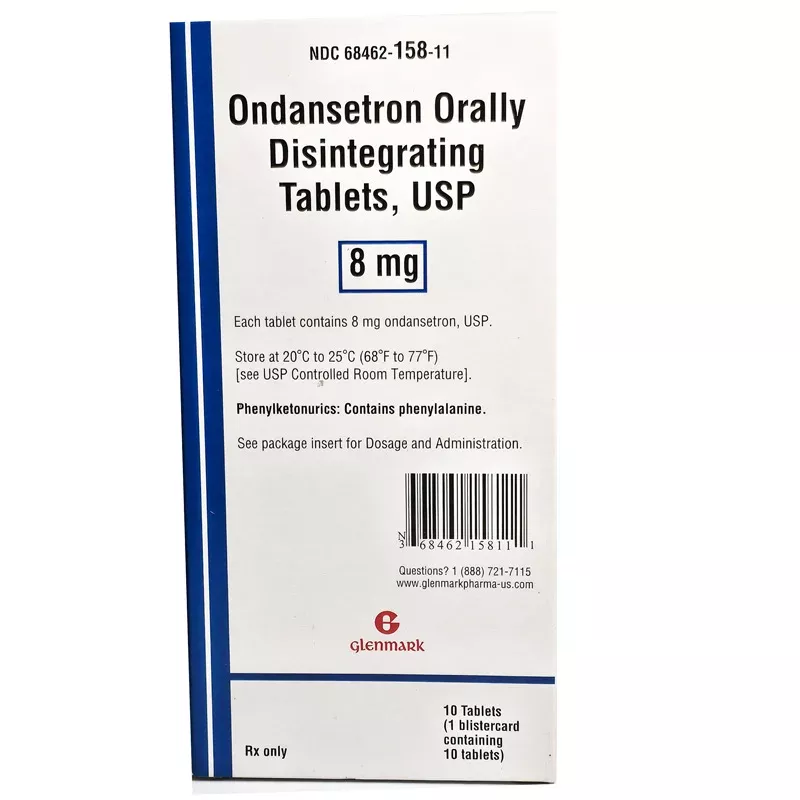 Ondansetron 8 mg Orally Disintegrating Tablets by Glemark 10/Pk (Rx)
