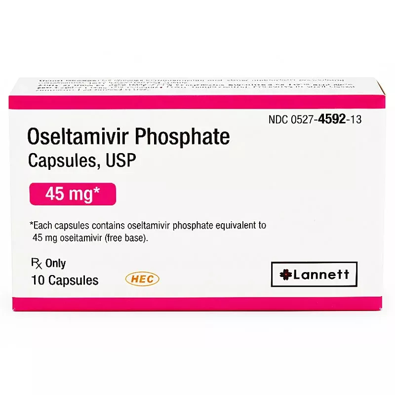 Oseltamivir Phosphate 45 mg Capsules by Lannett