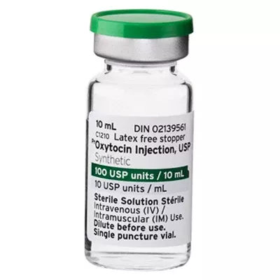 Oxytocin Injection 100 USP Units Per mL Mutiple Dose Vial 10 mL x 25/Tray (RX)