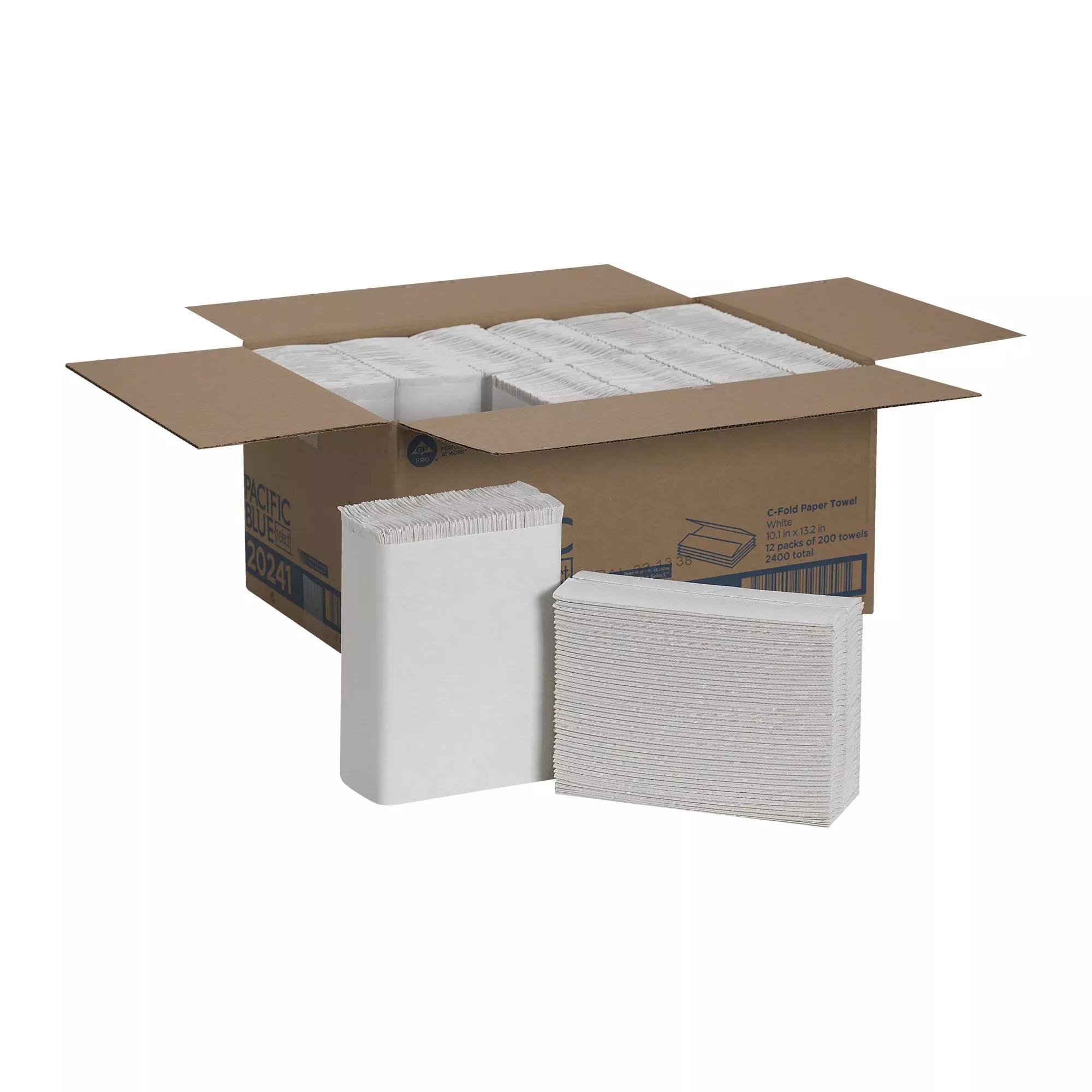 Pacific Blue Select™ Paper Towels, 3¼ x 10¼ Inch, 1 Pack of 200