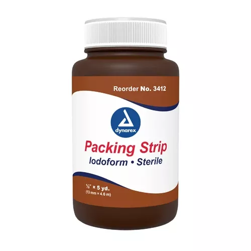 Packing Strips Iodoform Gauze 1/2x 5 Yards(each)