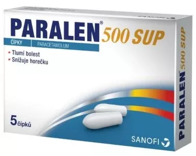 PARALEN 500MG suppository 5 pcs