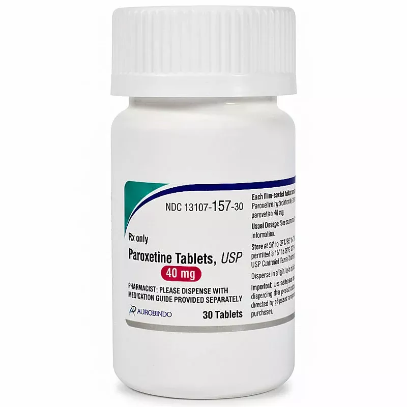 Paroxetine 40 mg Tablets by Aurobindo 30 Count (RX)