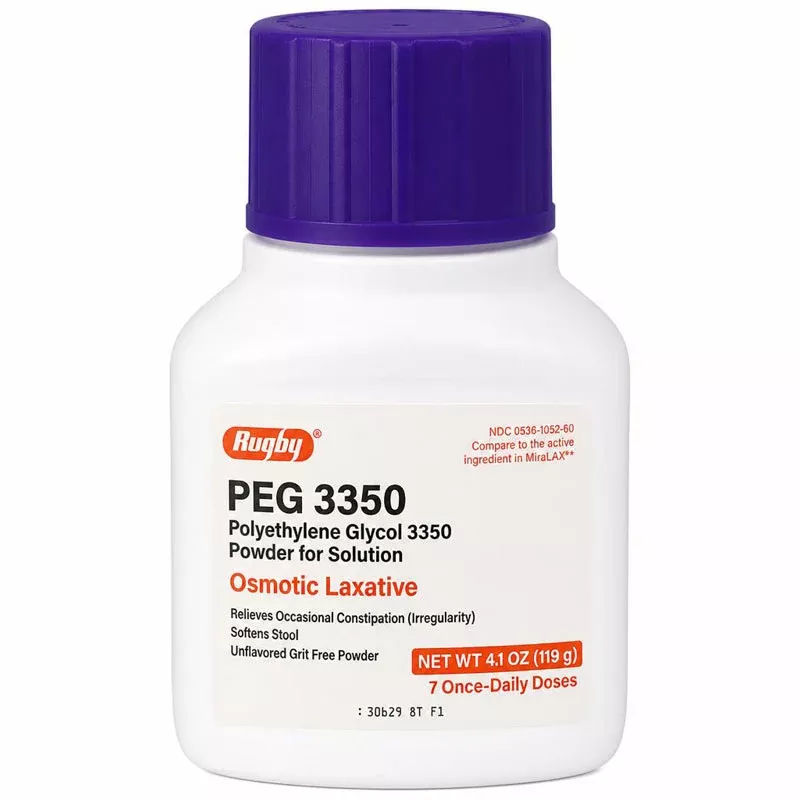 PEG-3350 Polyethylene Glycol Osmotic Laxative 4 oz