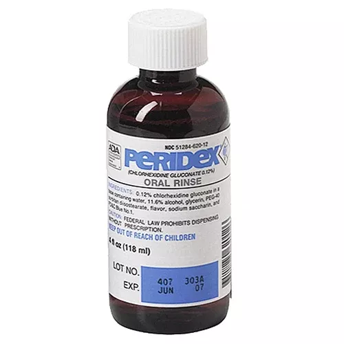 Peridex Oral Rinse Chlorhexidine Gluconate 0.12% Liquid 118 mL