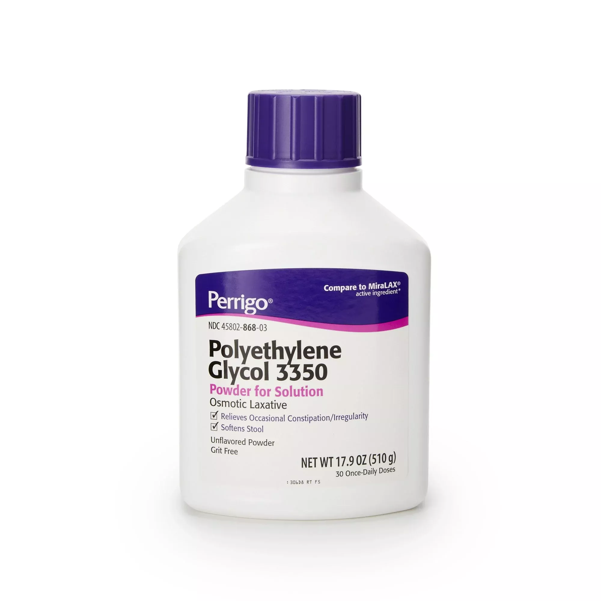 Perrigo Polyethylene Glycol Cathartic / Laxative, 1 Each