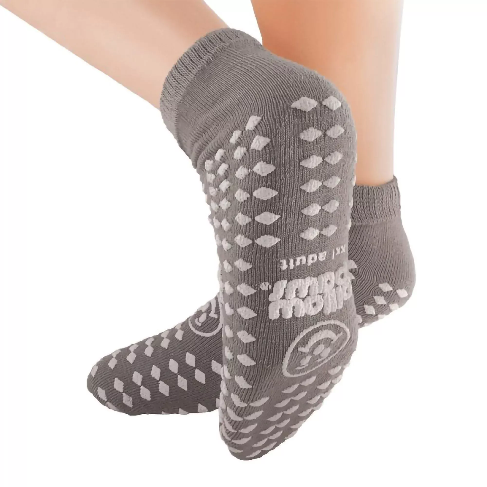 Pillow Paws Slipper Socks Double Print, 2X-Large, 1 Case of 48