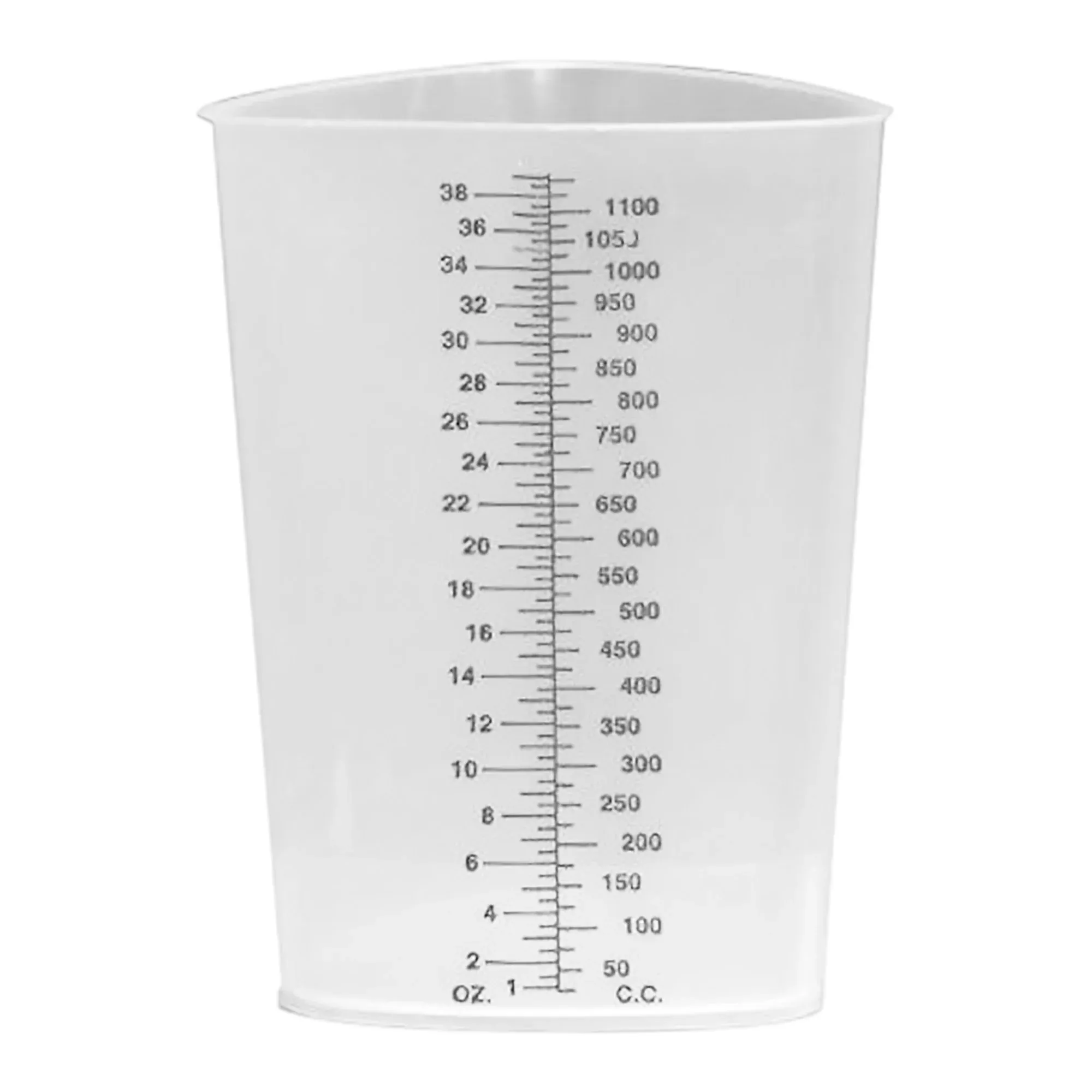 Plasti-Grad Graduated Beaker, 1,200 mL, 1 Case of 200